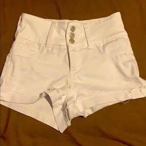White shorts